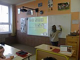 Náslech v hodině s interaktivní výukou