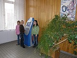 Školní jídelna - terminál na objednávání jídel